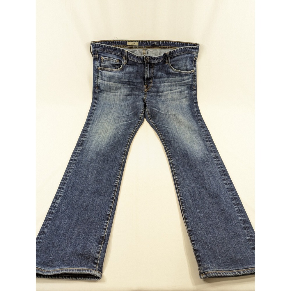 Adriano Goldschmied Protege Mens Jeans 38X30 Straight Leg Shortened EUC